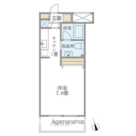 マンションホワイトホースの間取り写真