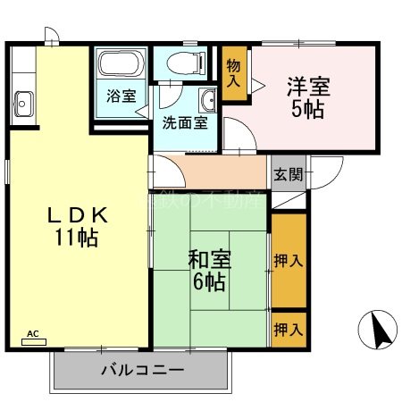 ロゼ水堀の間取り