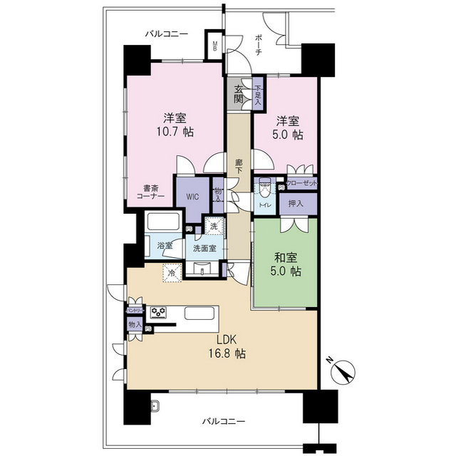 ブランズ六地蔵ユニハイム（０００４０９２）の間取り