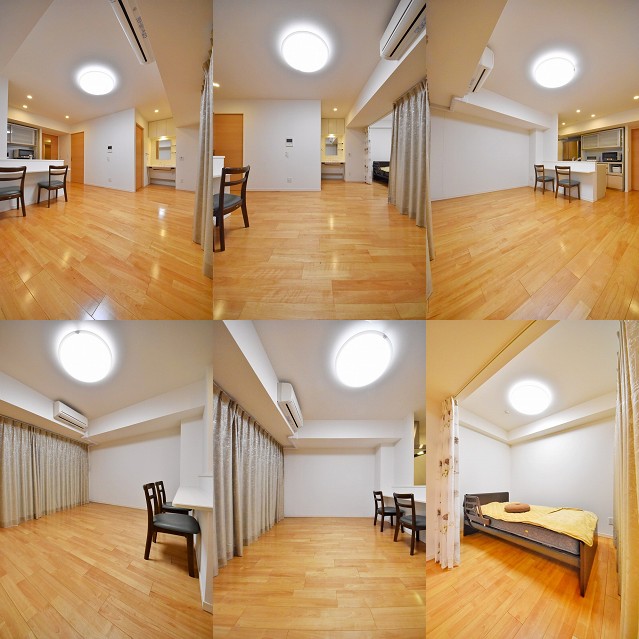 洗面設備　洋室角度別の写真です。