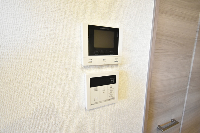 セキュリティ　TVモニターホン、オートロック解除