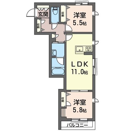 ラウムの間取り