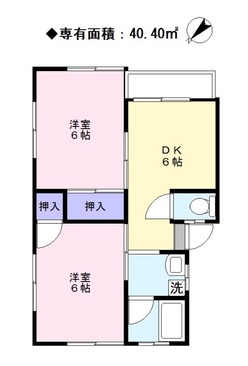 【コーポ・アイIIの間取り】