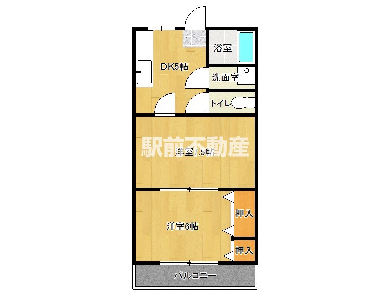 スリーナイン鍋島の間取り