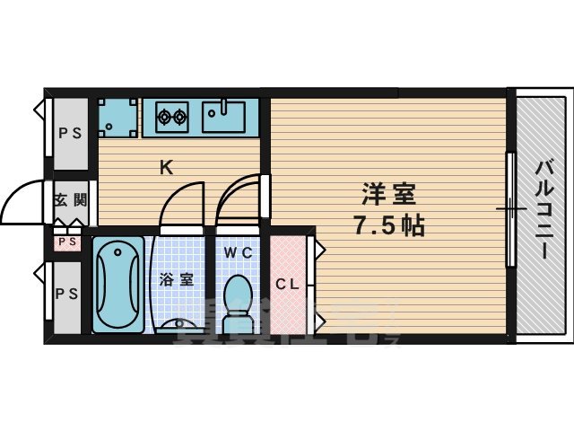 京阪錦マンションの間取り