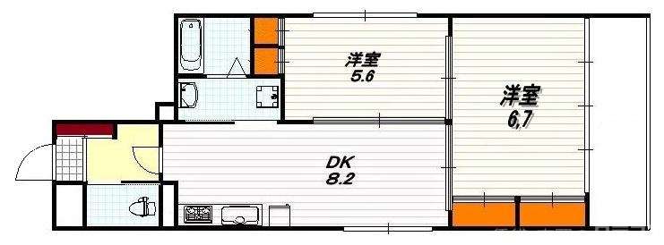 エスポワール麩屋町の間取り