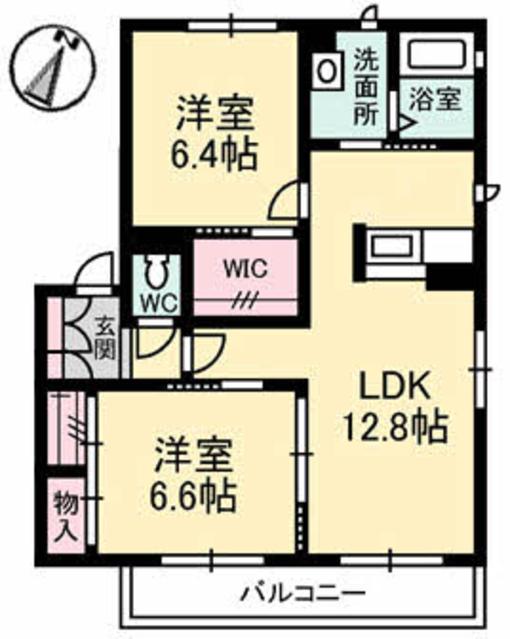 シャーメゾン　プランドールの間取り