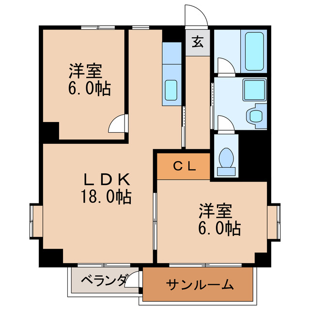 ツインクルガーデンの間取り