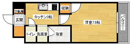 シャルマン財官IIIの間取り