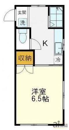 小平市学園東町のアパートの間取り