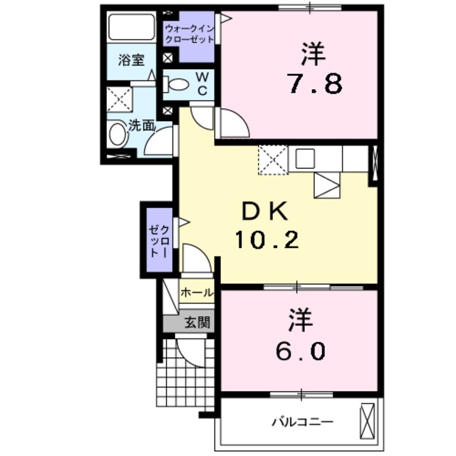 ノイハウスZの間取り