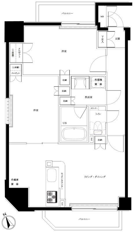 ルーブル赤羽西の間取り