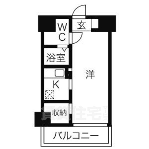 リベール名駅南の間取り