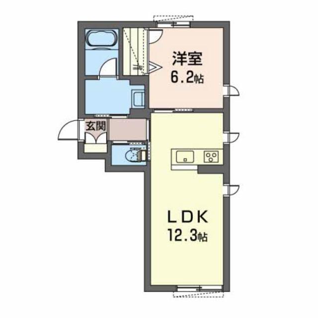 ビューテラス　イズミの間取り