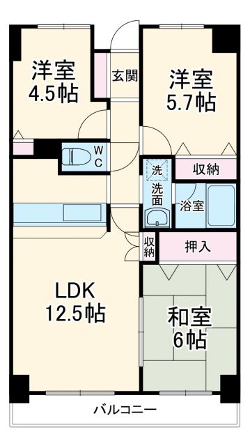 ブライトンコートの間取り