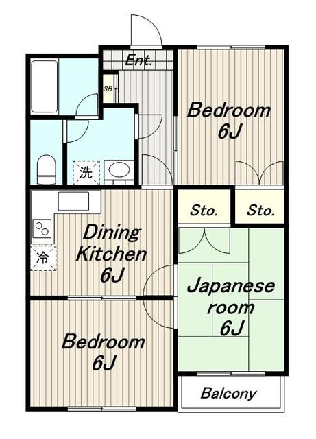 マンションオリーザの間取り