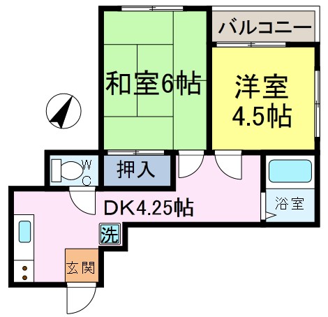 あたらしやマンションの間取り