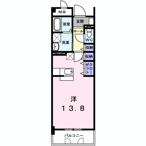 サンフォレスタ上道の間取り