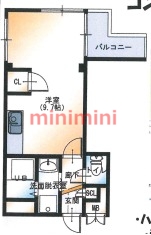 コンフォート岸部の間取り