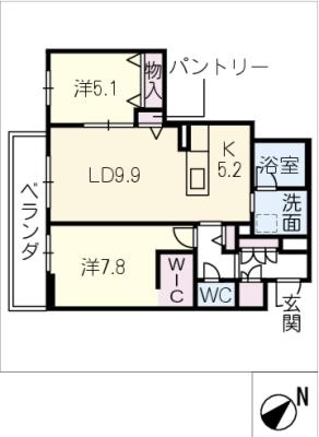 メゾン　スカラベの間取り