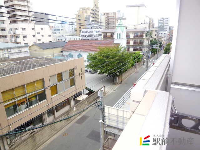 【福岡市博多区美野島のマンションの眺望】