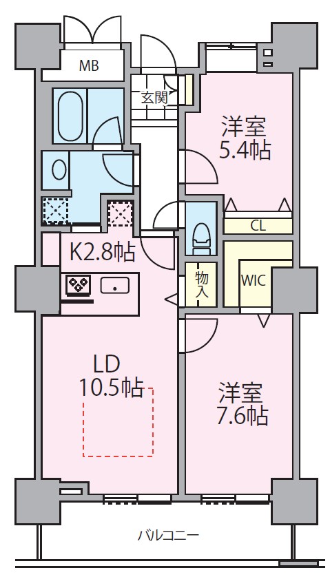 ロイヤルパークスタワー南千住の間取り