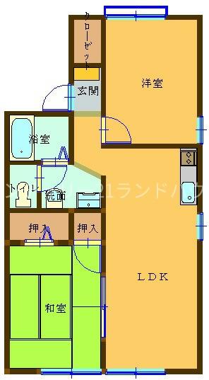 セジュール龍王　Ａ棟の間取り