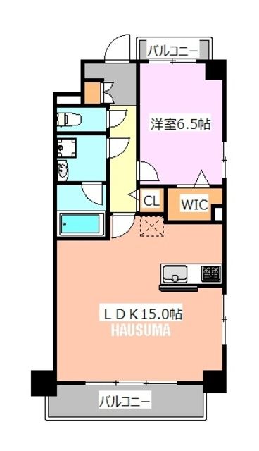 荒川区西尾久のマンションの間取り