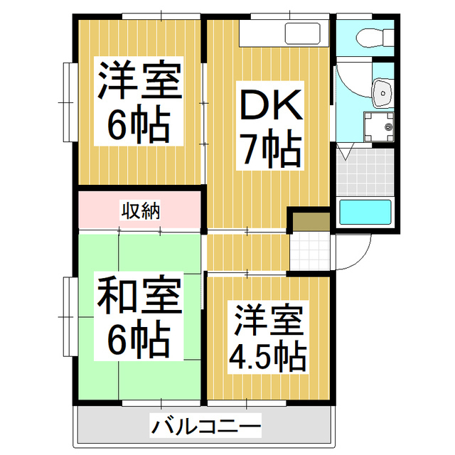 ヒルズ山吹の間取り