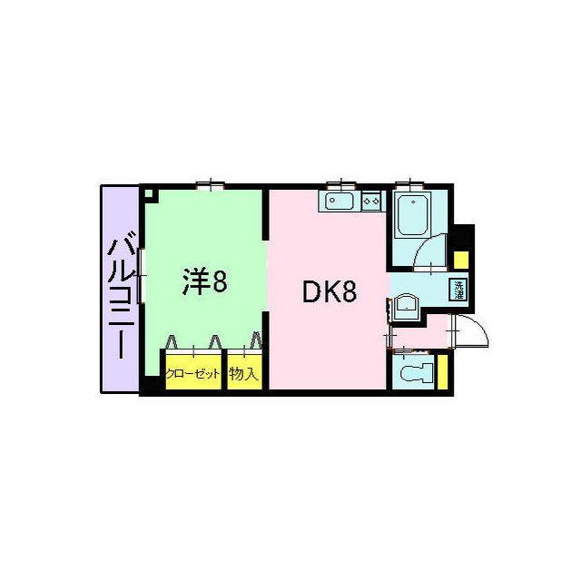 タウンコート常磐町の間取り