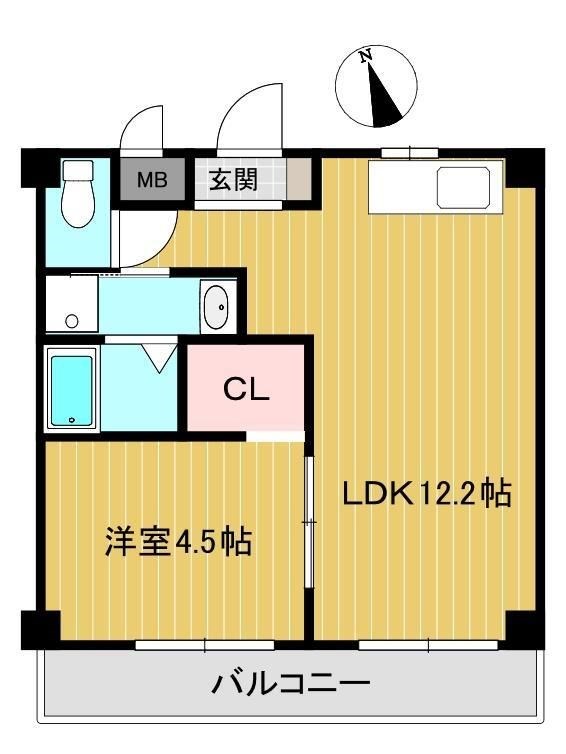 神戸市西区伊川谷町潤和のマンションの間取り