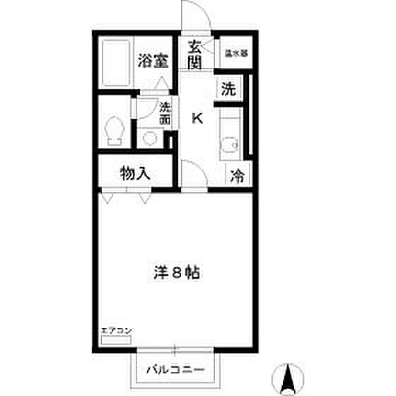 【条南スクエアAの間取り】