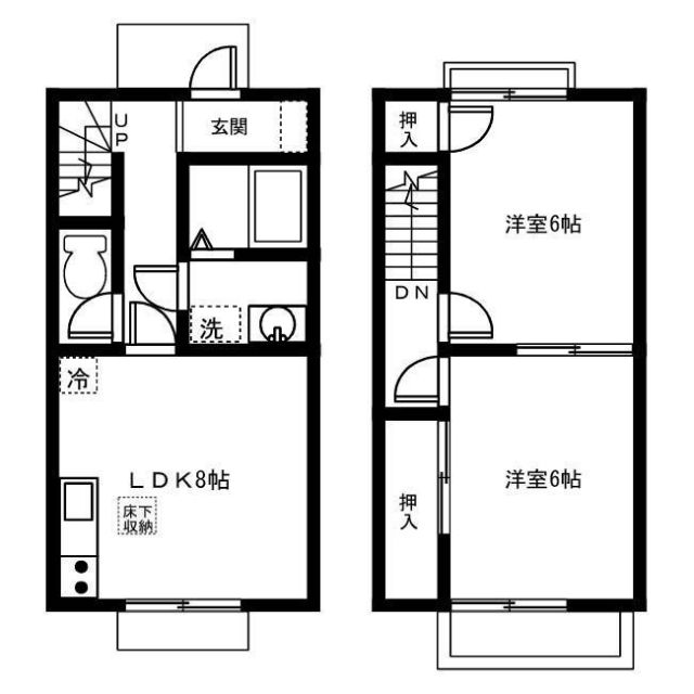 アクセスＮＩＳＨＩＭＡＣＨＩ Ａの間取り