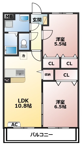 アグレアーブルの間取り