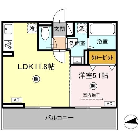 ハレレア　フミの間取り