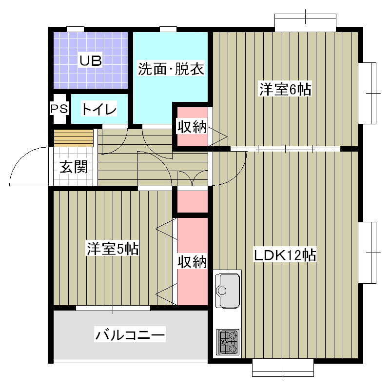 レアールマンションツユキの間取り