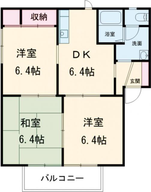 リーベンハイム　Ｃ棟の間取り