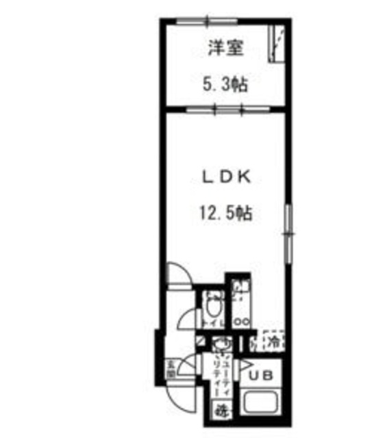 【SOLASIAresidence西日暮里の間取り】