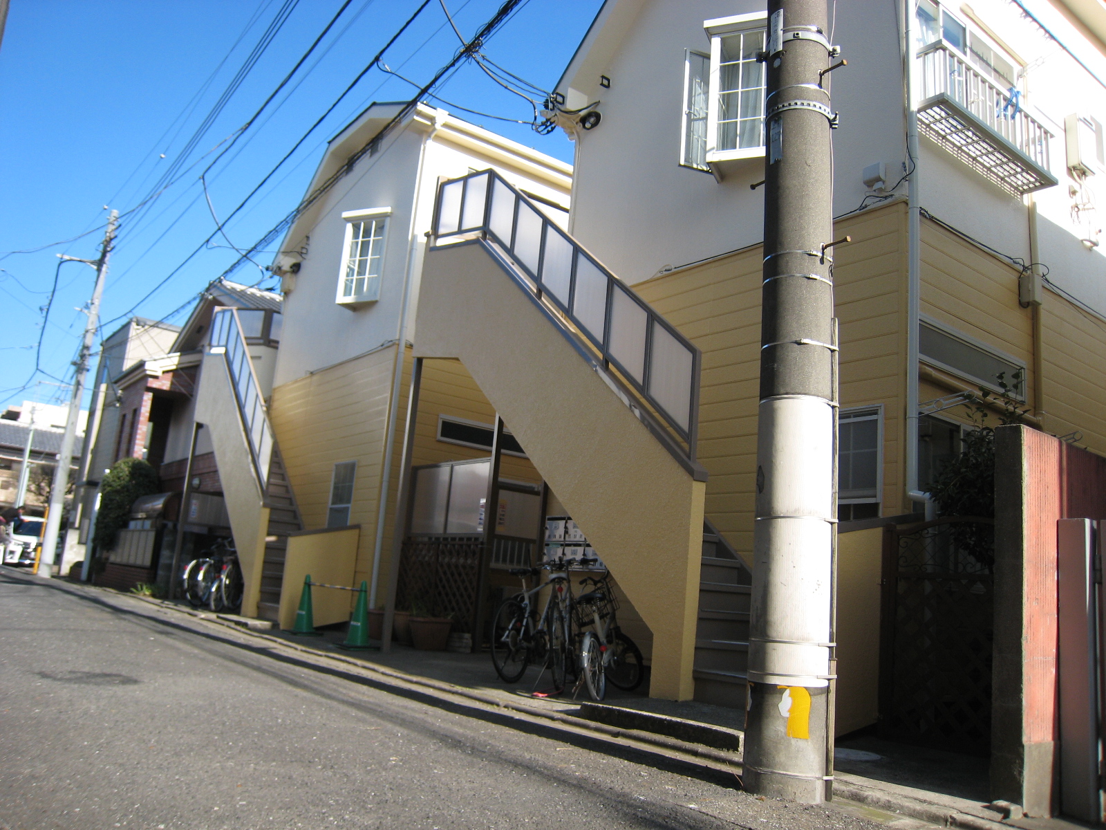 練馬区上石神井のアパートの建物外観