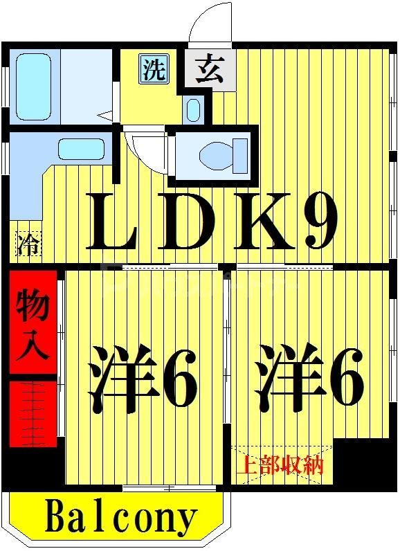 グリーンパーク第３五反野の間取り