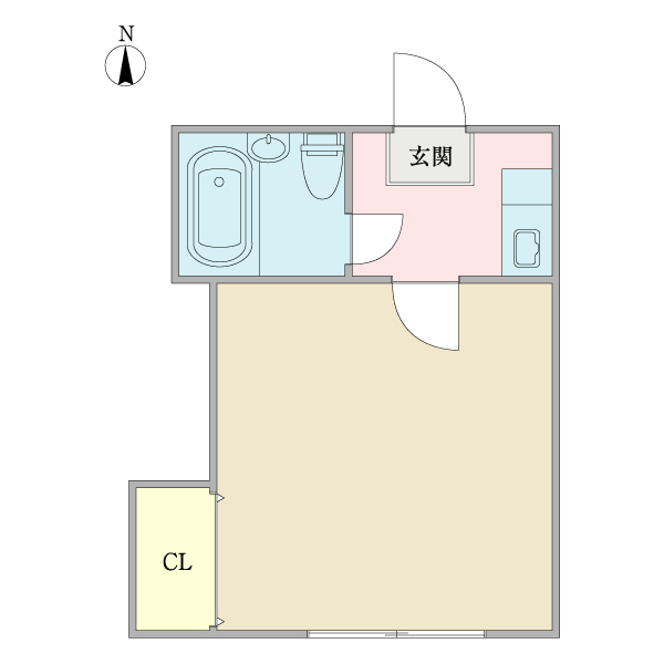 アパートメントハウス雅の間取り