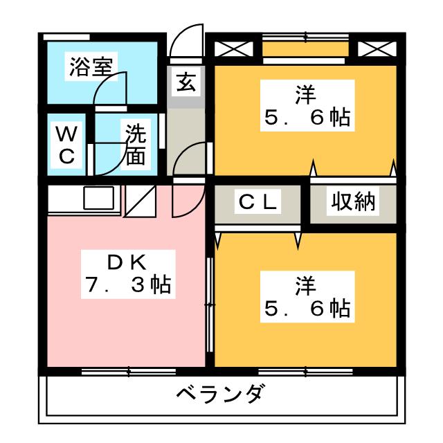 ラブリバー豊田の間取り