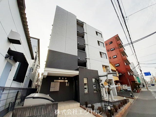 立川市羽衣町のマンションの建物外観