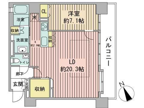 S-FORT中島公園の間取り