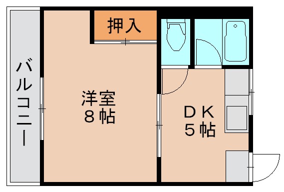 福岡市東区松島のマンションの間取り