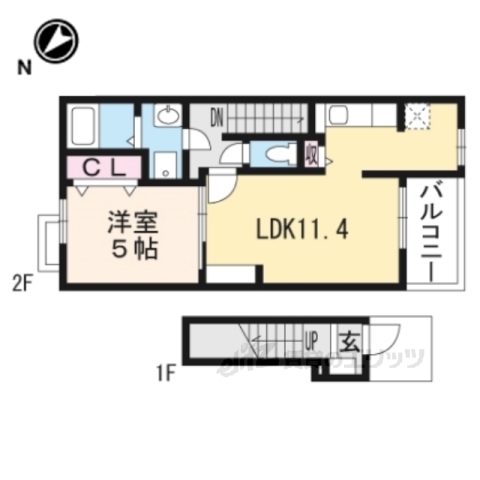 ベルガモットの間取り