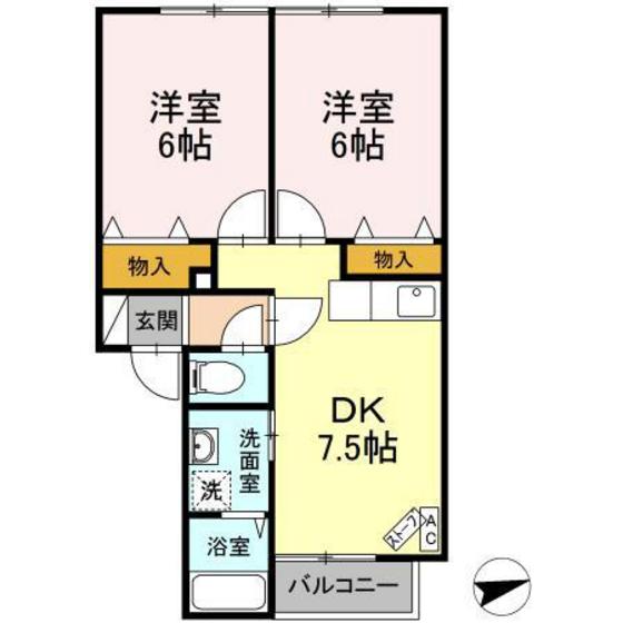 ハイセレール優の間取り