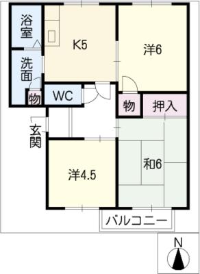 グリーンサイドの間取り