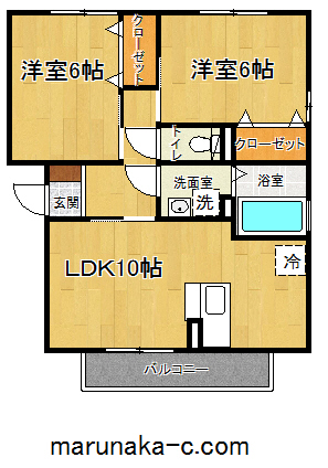 ルミエールＢの間取り