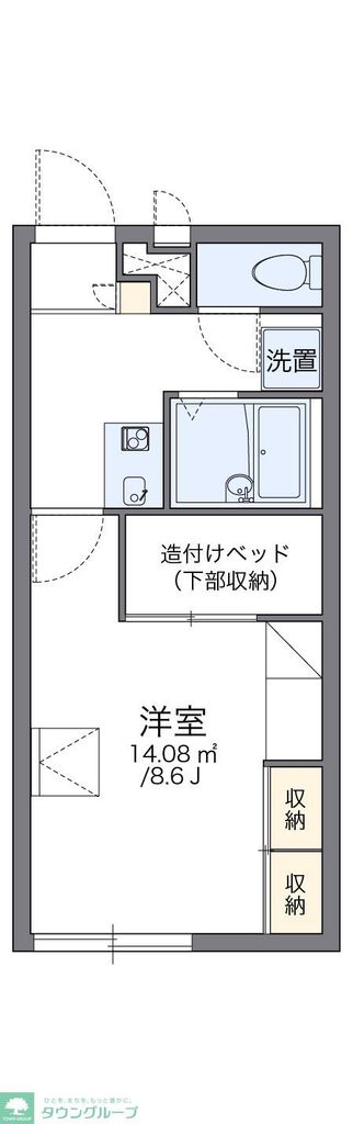 レオパレス成田空港Ｂの間取り